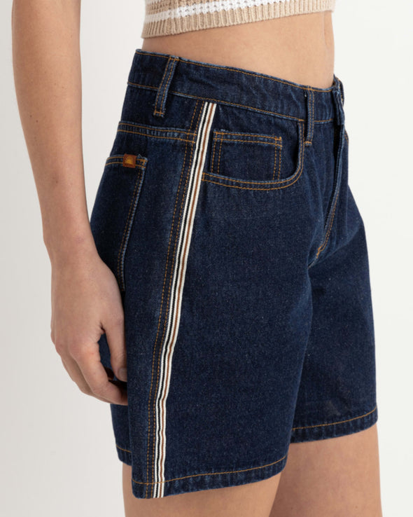 RHYTHM TOUR DENIM BERMUDA SHORT - BLUE