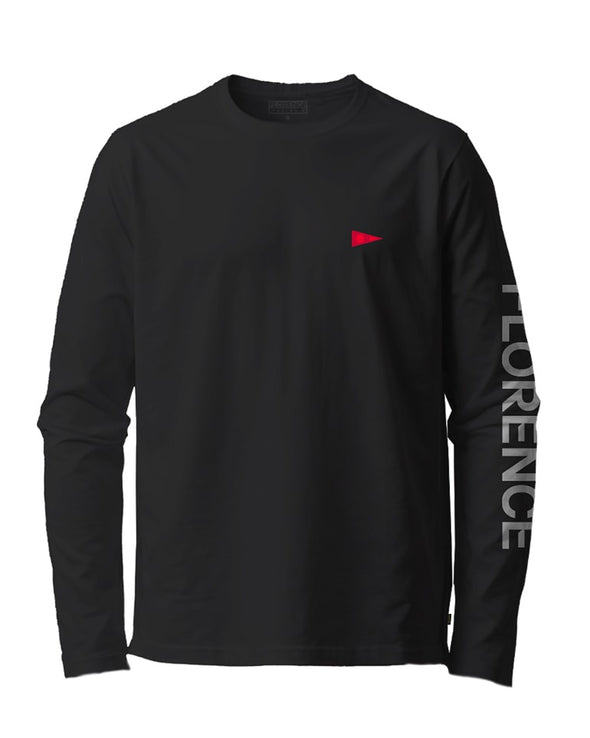 FLORENCE LONG SLEEVE T-SHIRT - BLACK