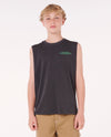 RIP CURL ISLAND PARADISO MUSCLE-BOY - WASHED BLACK