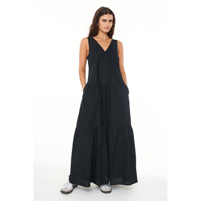 HUFFER FREIDA MAXI DRESS - BLACK