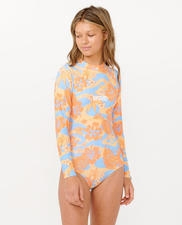 RIP CURL SUN SOL UPF SURFSUIT-GIRL - ORANGE