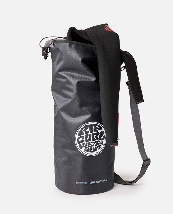 RIP CURL SURF SERIES BARREL 20L - BLACK/GREY