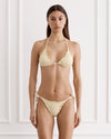 HEAVEN  IVY TRIANGLE W/ PIPER TIE SIDE PANT - LIMONE