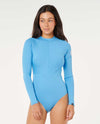 RIP CURL PREMIUM SURF LS SURF SUIT - AZURE BLUE