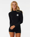 RIP CURL PREMIUM SURF BOYLEG UV SUIT - BLACK