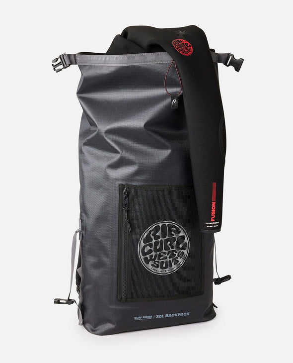 RIP CURL SURF SERIES 30L BLACKPACK - BLACK/GREY