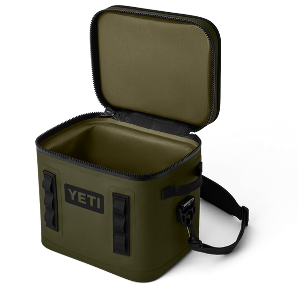 YETI HOPPERFLIP 12 SOFT COOLER - OLIVE/BLACK