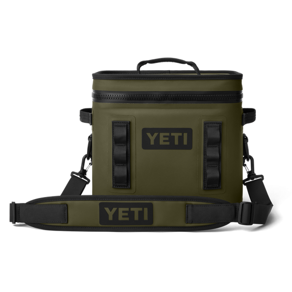YETI HOPPERFLIP 12 SOFT COOLER - OLIVE/BLACK