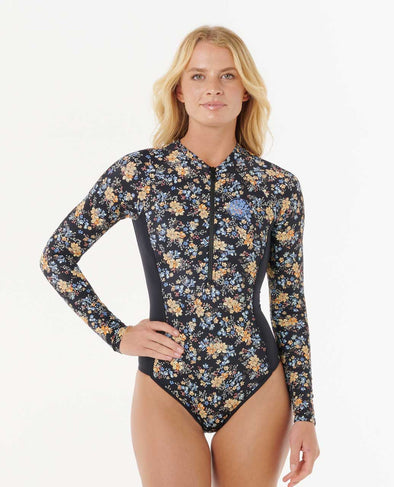 RIP CURL PACIFIC RIDER UPF SURFSUIT - BLACK
