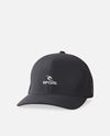 RIP CURL VAPORCOOL DELTA FLEXFIT CAP - BLACK