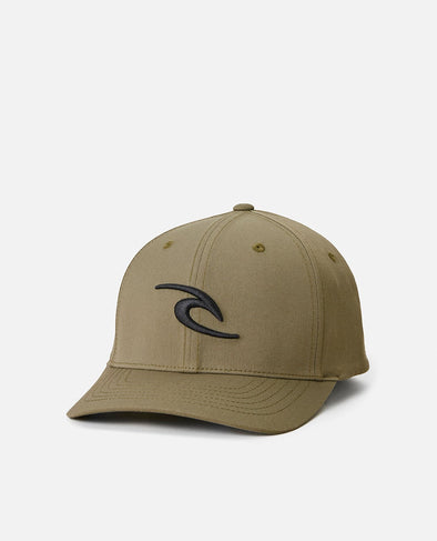 RIP CURL TEPAN 2.0 FLEXFIT CAP - OLIVE