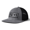 YETI STEER FLAT BRIM HAT - GREY