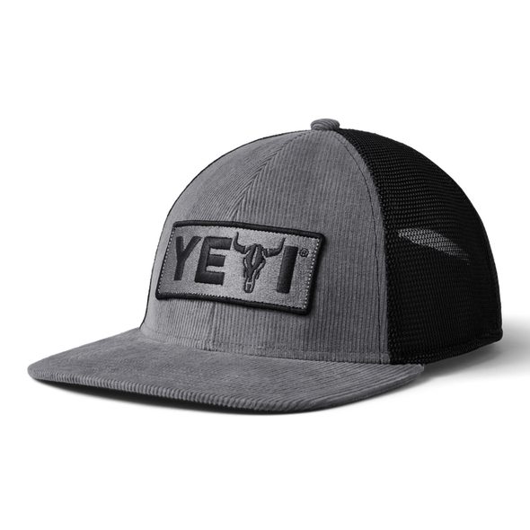 YETI STEER FLAT BRIM HAT - GREY