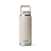 YETI RAMBLER 26OZ (769ML) BOTTLE W/ STRAW CAP - CAPE TAUPE