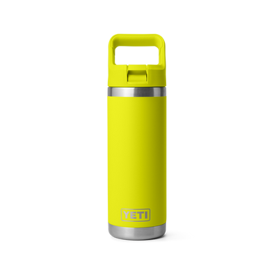 YETI RAMBLER 18OZ (532ML) BOTTLE W/ STRAW LID - FIREFLY YELLOW