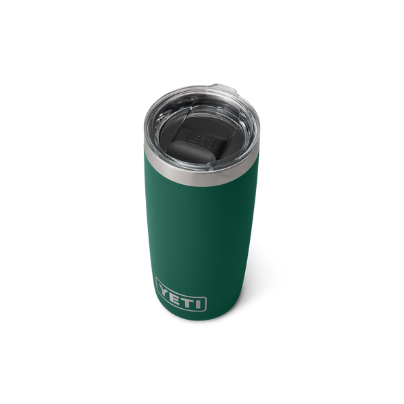 YETI RAMBLER 10OZ (296ML) TUMBLER W/ MAG SLIDER LID - BLACK FOREST GREEN