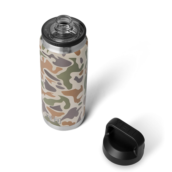 YETI RAMBLER 26OZ (769ML) BOTTLE W/ CHUG CAP - TAN CAMO