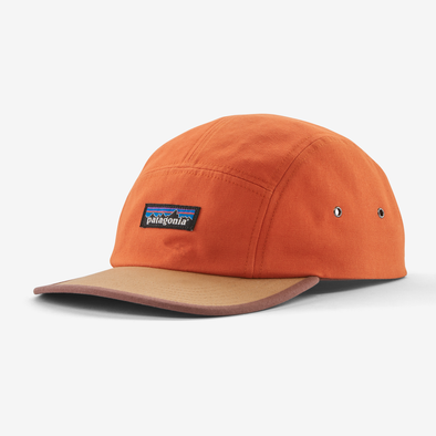 PATAGONIA P-6 LABEL MACLURE HAT - REDTAIL RUST