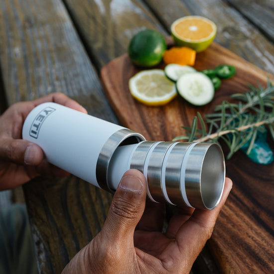 YETI SHOT GLASSES & CASE - WHITE
