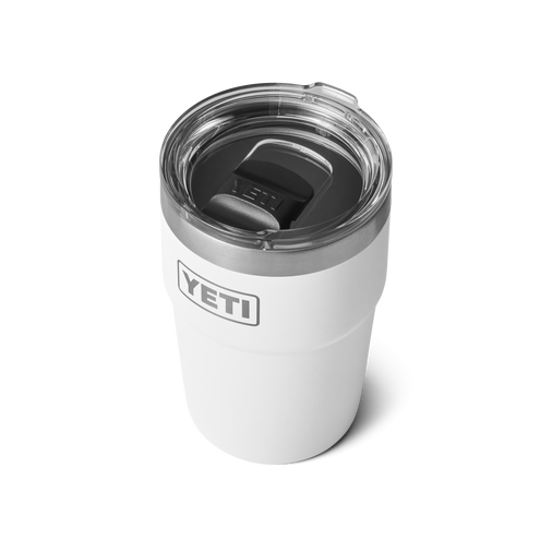 YETI RAMBLER 16OZ (473ML) STACKABLE CUP W/ MAG SLIDER LID - WHITE