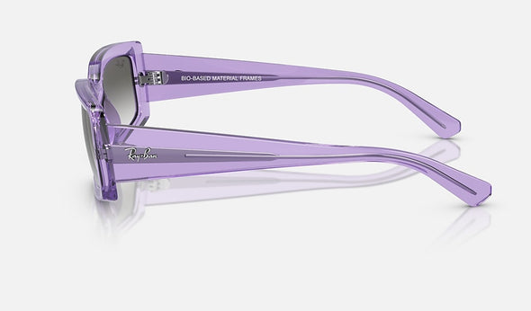 RAYBAN KILIANE TRANSPARENT VIOLET W/ CLEAR GRADIENT LIGHT