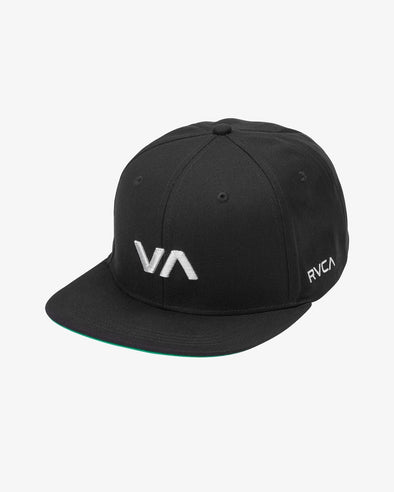 RVCA VA INFIELD SNAPBACK - BLACK