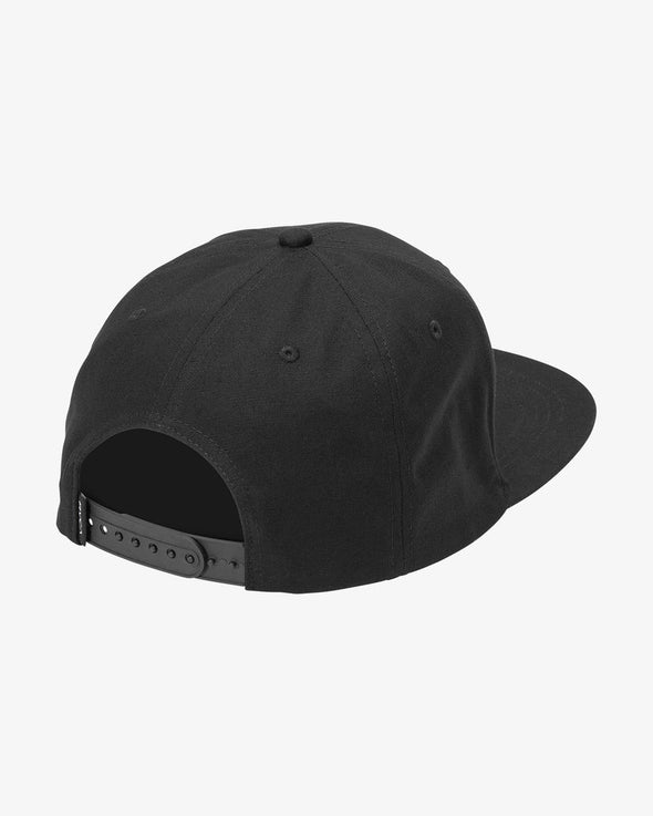 RVCA VA INFIELD SNAPBACK - BLACK
