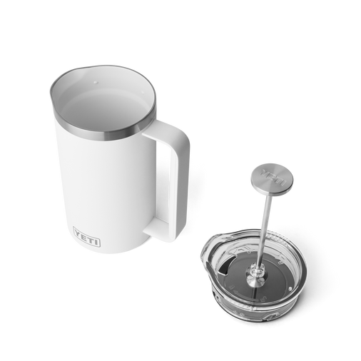YETI RAMBLER 34OZ (1.0L) FRENCH PRESS - WHITE