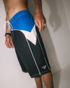 RUSTY STRAIGHT PIPE FIXED WAIST BOARDSHORT - BLK