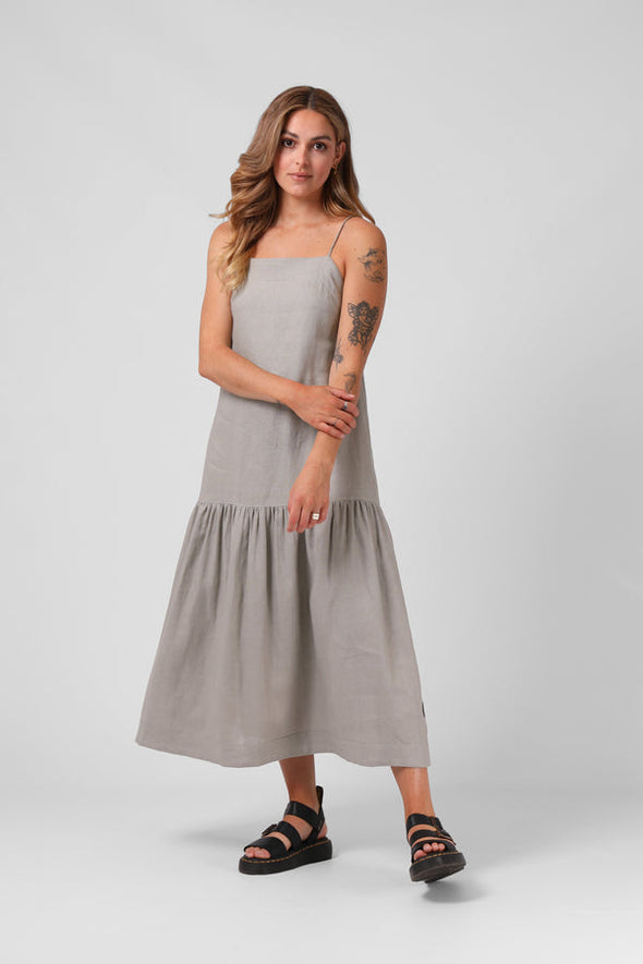 RPM ANTOINETTE DRESS - SAGE GREY