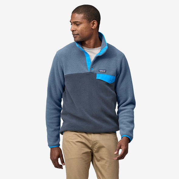 PATAGONIA M'S LW SYNCH SNAP-T P/O - SMOULDER BLUE