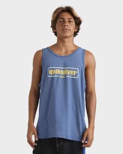 QUIKSILVER RETRO BOX TANK - CHINA BLUE