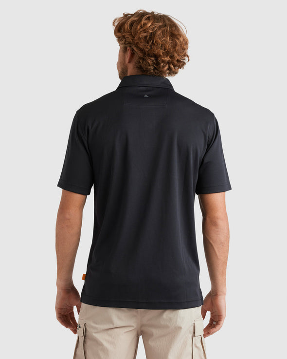 QUIKSILVER PACIFIC POLO - BLACK