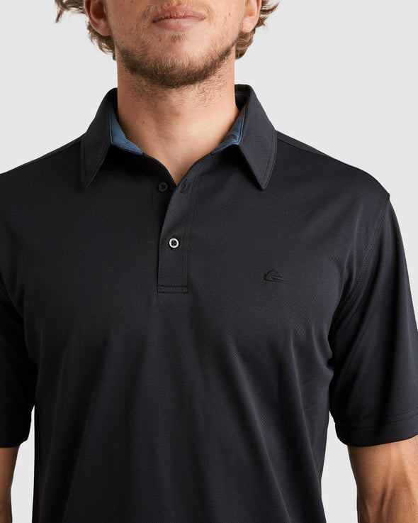 QUIKSILVER PACIFIC POLO - BLACK