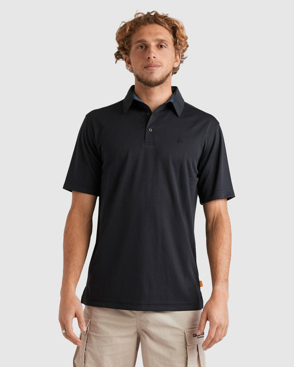 QUIKSILVER PACIFIC POLO - BLACK