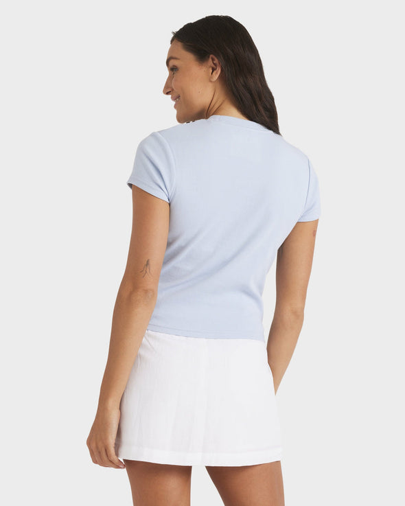 ROXY OASIS BABY RIB TEE - BHJ0