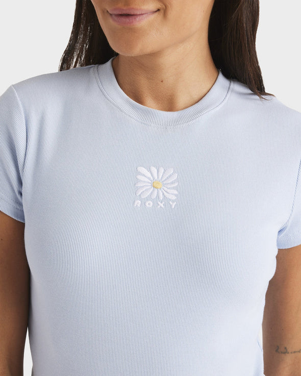 ROXY OASIS BABY RIB TEE - BHJ0