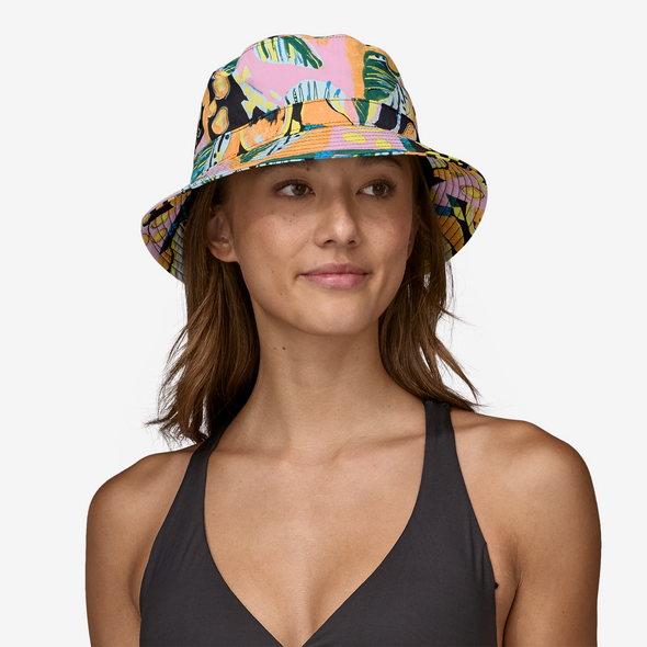 PATAGONIA WAYFARER BUCKET HAT - ISLAND SEEDS: MILKWEED MAUVE