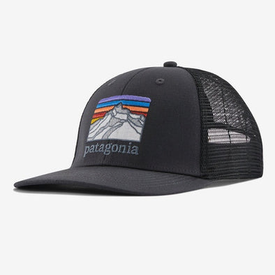 PATAGONIA LINE LOGO RIDGE LOPRO TRUCKER HAT - INK BLACK