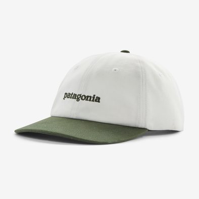 PATAGONIA FITZ ROY ICON TRAD CAP - TEXT LOGO: TORREY PINE GREEN