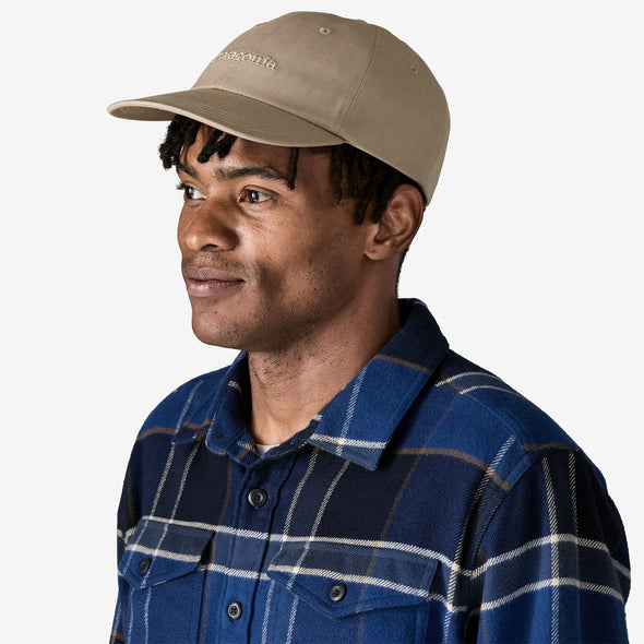PATAGONIA FITZ ROY ICON TRAD CAP - TEXT LOGO: SEABIRD GREY