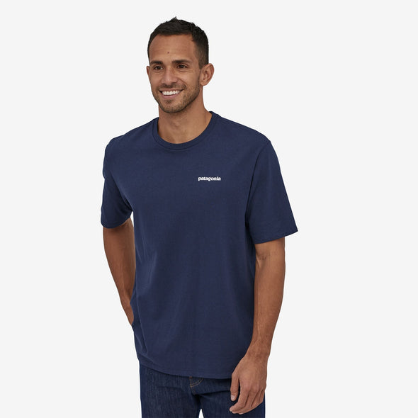 PATAGONIA M'S P-6 LOGO RESPONSIBILI-TEE - NEW NAVY