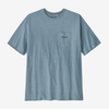 PATAGONIA M'S LINE LOGO RIDGE POCKET RESPONSIBILI-TEE - THERMAL BLUE