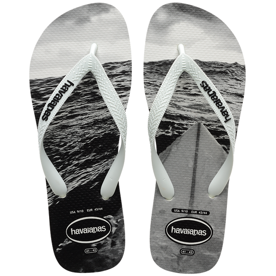 HAVAIANAS HYPE - WHITE/BLACK