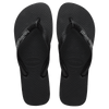 HAVAIANAS LOGO FILETE - BLACK/GRAPHITE