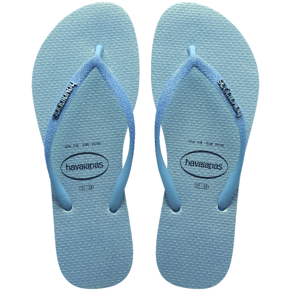 HAVAIANAS SLIM GLITTER IRIDESCENT - LAVENDER BLUE