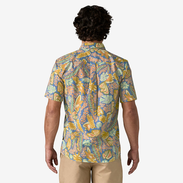 PATAGONIA M'S GO TO SHIRT - FLOURISH: ABUNDANT BLUE