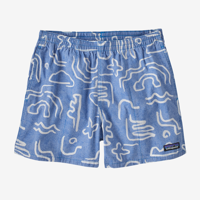 PATAGONIA W'S FUNHOGGERS SHORTS - CHANNEL ISLANDS: VESSEL BLUE