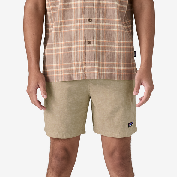 PATAGONIA M'S BAGGIES NATURALS - CHAMBRAY MOJAVE KHAKI