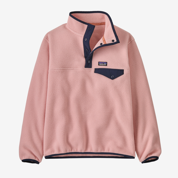 PATAGONIA K'S LW SYNCH SNAP-T P/O - MALLOW PINK